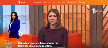 Prva — Kako da prepoznate lažnu poruku od Booking-a i kako da se zaštitite.
